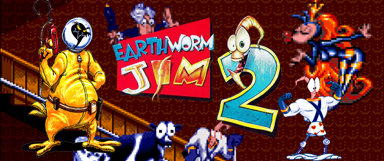 Earthworm Jim 2 (Multi), o surrealismo infantil em forma de jogo